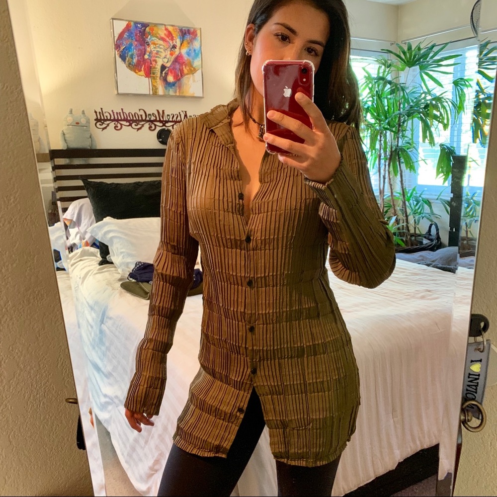 EUC Babette Long Sleeve Button Up